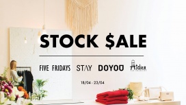 STOCK SALE • Five Fridays • STAY • DOYOU studio • Den Atelier