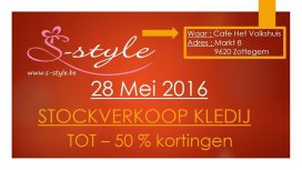 Stockverkoop by S-style