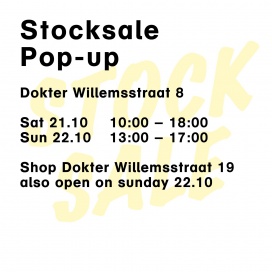 Stocksale Pop-Up kleding, schoenen en accessoires