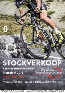 Stockverkoop SCOTT 2016 fietsen