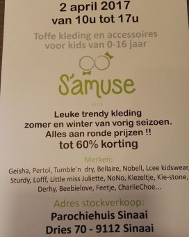 Stockverkoop S'amuse