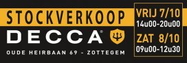 Stockverkoop Decca Zottegem