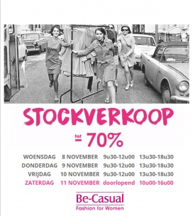 Stockverkoop Be-Casual Lendelede