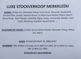 Luxe Stockverkoop voor dames