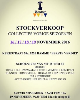 Stockverkoop Theodoor (kinderschoenen)