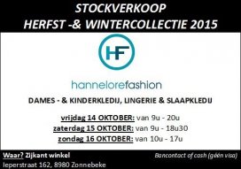 Stockverkoop Hannelore Fashion winter 2015