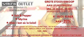 Stockverkoop: Mais il où le Soleil, Myrine & Salt & Pepper aan -20%