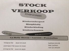 Stockverkoop kinderartikelen