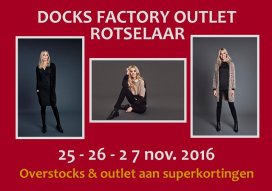 Stockverkoop en outlet van merkkleding te Rotselaar - 25-26-27 november 2016