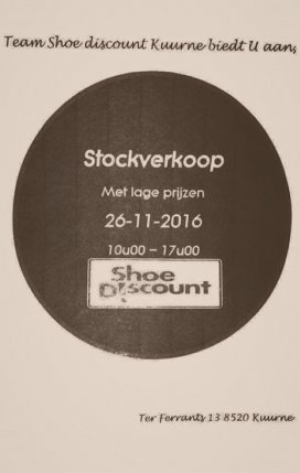 Stockverkoop Shoe Discount Kuurne