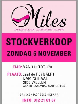 Stockverkoop Miles Damesschoenen