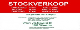 Stockverkoop winkel Jokiki 