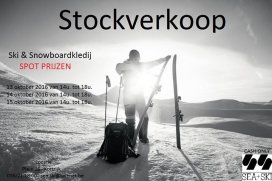 Stockverkoop ski & snowboardkledij