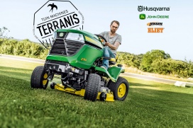 Stockverkoop tuinmachines Terranis