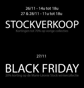 Stockverkoop & Black Friday & Ensemble Kortrijk