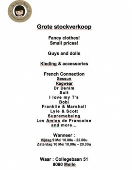 Grote stockverkoop