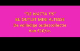 Totale stockverkoop Outlet Mini Altesse