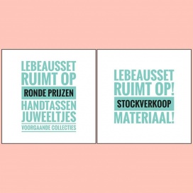 Stockverkoop LeBeauSset (accessoires)