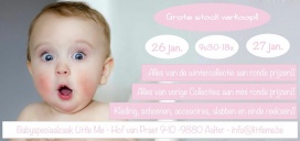 Stockverkoop babyseciaalzaak Little Me