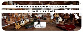 Stockverkoop gitaren bij Rombaux