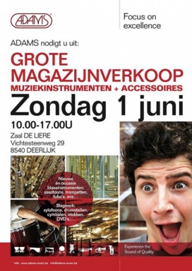 Grote Magazijnverkoop Instrumenten