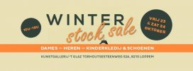 Winter Stock Sale van dames-, heren- en kinderkledij + Schoenen