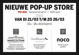 Nieuwe Pop-Up Store The Box te Gent 