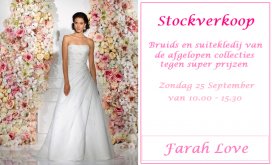 Stockverkoop Farah Love (bruidsjurken  suitekledij)
