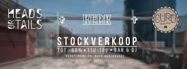 Stockverkoop Heads or Tails x Curb Skateshop @ Kerk 21 & 22 Februari